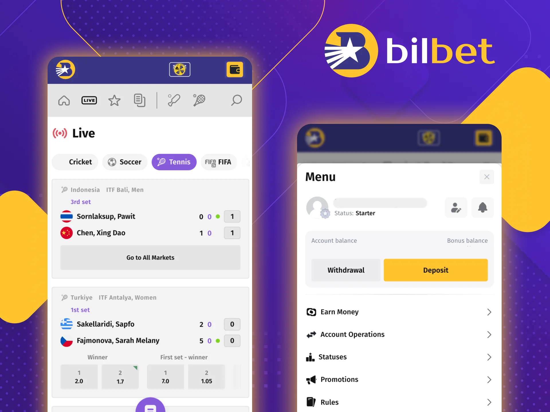 You can play Bilbet online casino on your phone, just go to the official website from any browser.